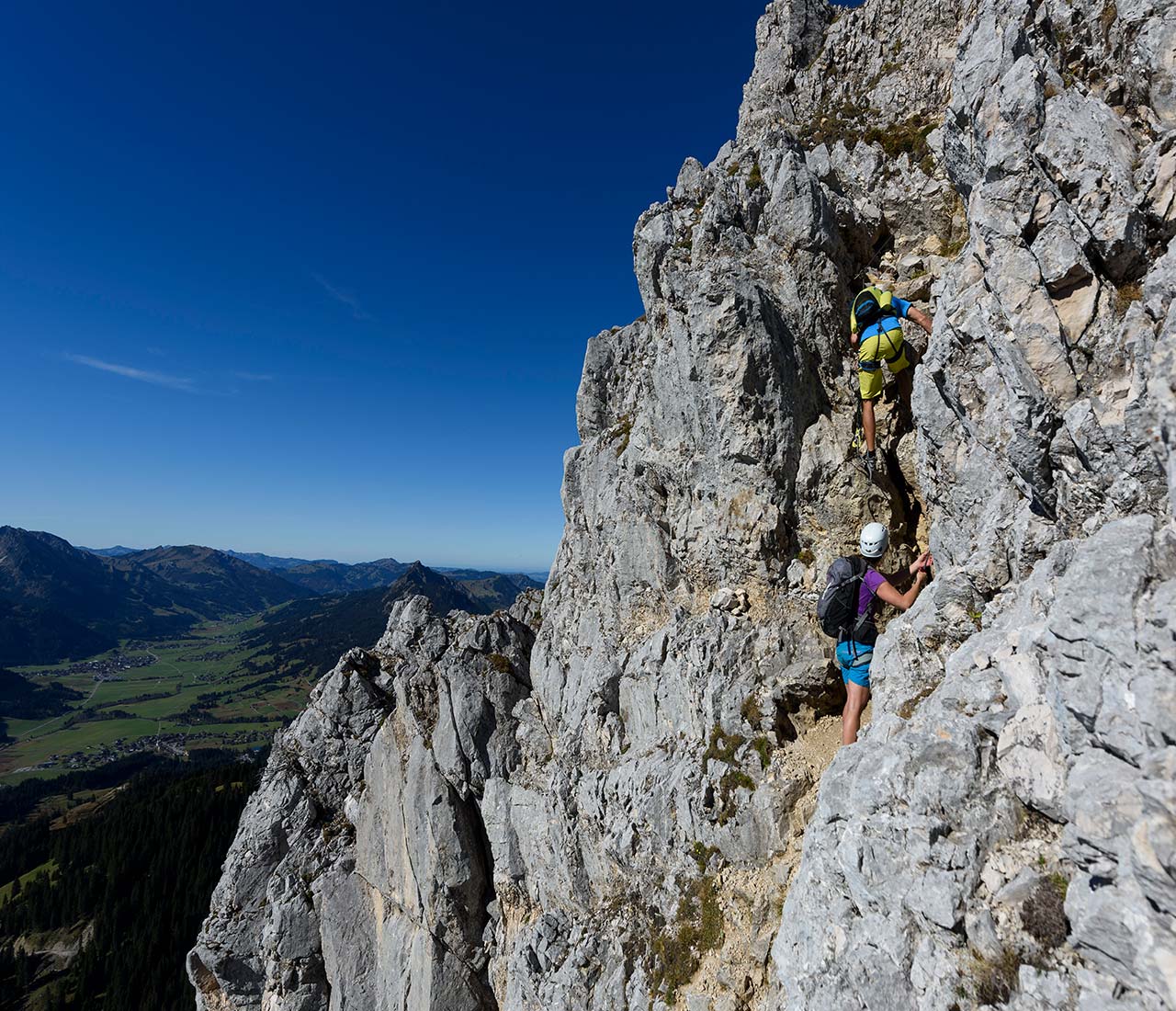 Bergsteigen und Klettern im Tannheimer Tal