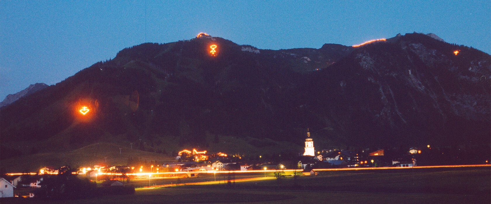 Herz-Jesu-Feuer im Tannheimer Tal