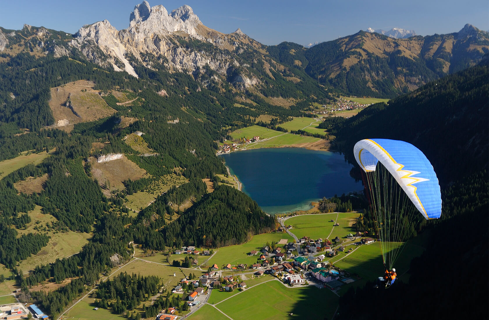 Paragliden im Urlaub am Haldensee im Tannheimer Tal