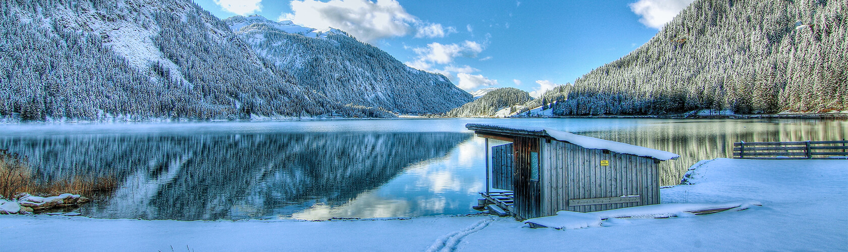 Haldensee im Winter