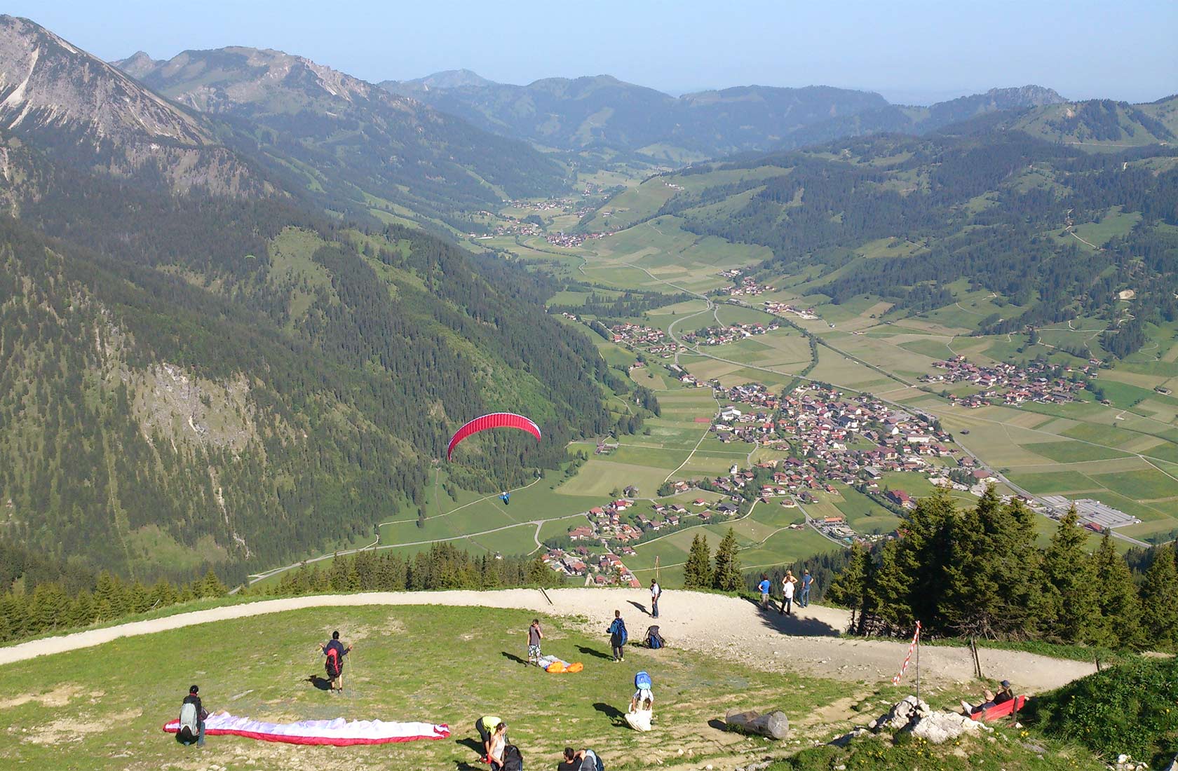 Paragliden im Urlaub im Tannheimer Tal 