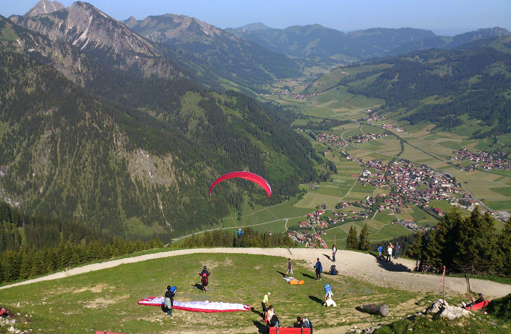 Paragliden im Urlaub im Tannheimer Tal 